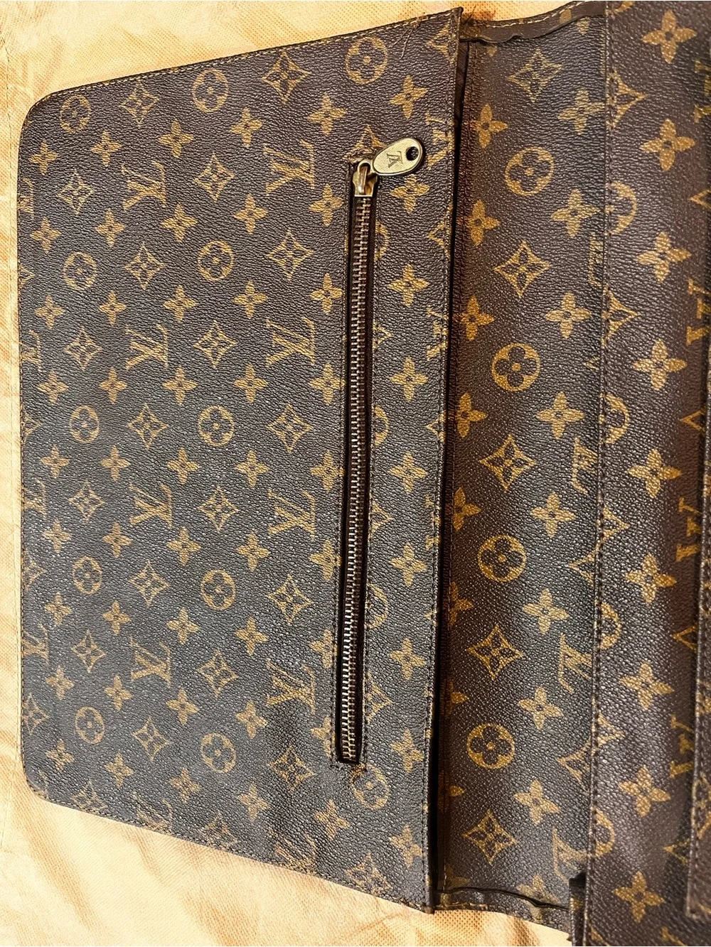Authentic Louis Vuitton Monogram File Portfolio / Document Organizer
